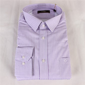 32213 金利来男装 格子衬衫 MSLD098 冬季 加绒加厚长袖