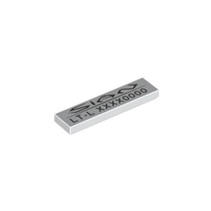 LEGO乐高 42115兰博基尼印刷件 6301904 车牌 编号随机
