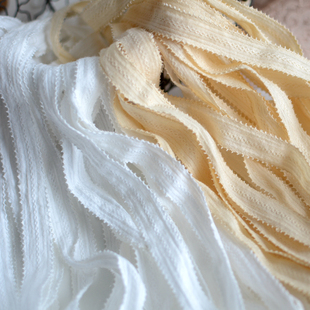 PH风辅 新款 纯棉棉布睫毛边  bjd手工花边娃衣纯棉料对丝棉