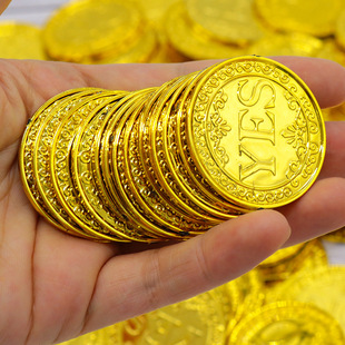 外国仿真镀金金币银币YES NO幸运币抽奖游戏是不是纪念币决策币