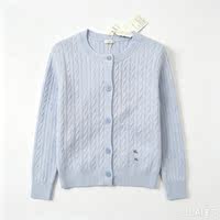 Uniqlo women's guilloche round-neck knitted cardigan long-sleeved 488288 Soft and comfortable thumbnail 2