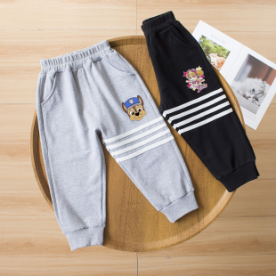春秋韩版 子女童洋气束脚汪汪队童装 卫裤 裤 男童宽松薄款 儿童运动裤