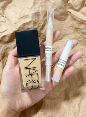 nars纳斯超方瓶粉底液小样l0.5l3