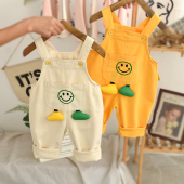 子潮帅气时髦婴儿女童洋气炸街长裤 宝宝背带裤 男童裤 春装 2026新款