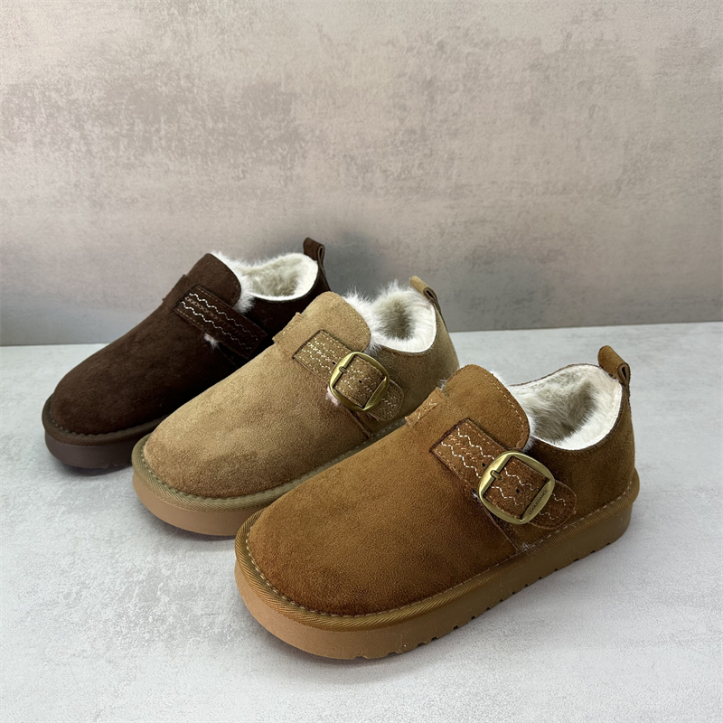 断码女棉款加绒保暖勃肯鞋一脚蹬