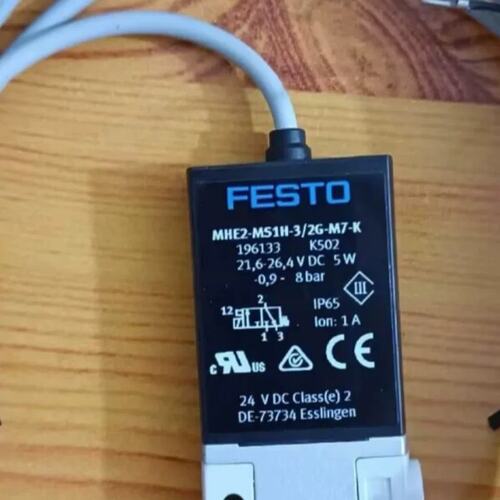 议价 FESTO 电磁阀 MHE2-MS1H-3/2G-M7-K 196133
