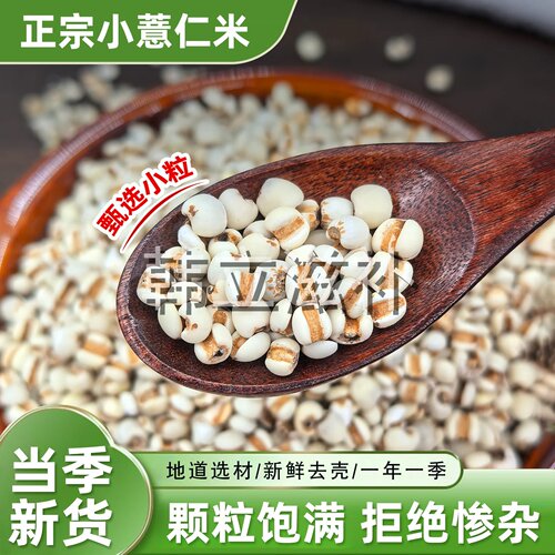 薏米仁500g小薏苡仁新货贵州铁白薏米苡米仁小粒散装薏苡仁包邮