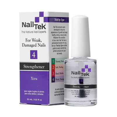 美国NailTek 4号 脆弱受损指甲强化 指甲营养液 修复 受损 15ml