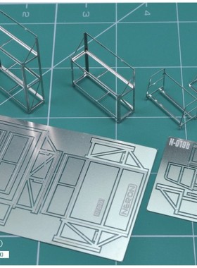 MADWORKS NERON系列 N-019  1/64 轮胎架套装（内含2张蚀刻片）