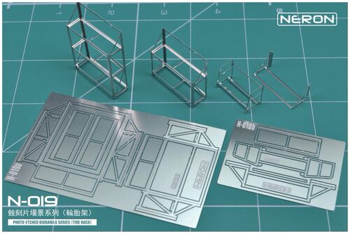 MADWORKS NERON系列 N-019  1/64 轮胎架套装（内含2张蚀刻片）
