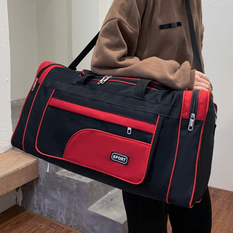 大容量手提旅行包男女外出差可折叠户外行李袋旅游包收纳衣服背包