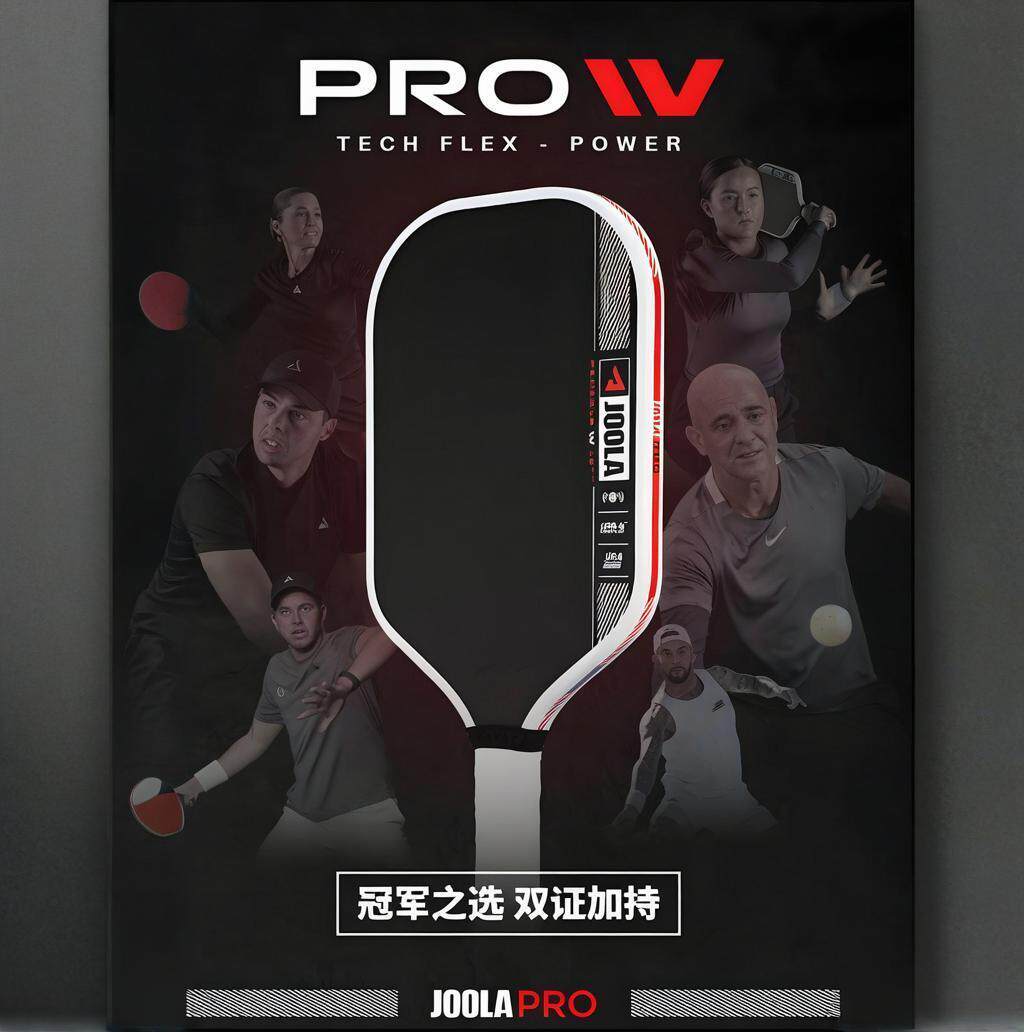 JOOLA尤拉专业匹克球拍板PRO IV碳纤维专业进阶网球拍
