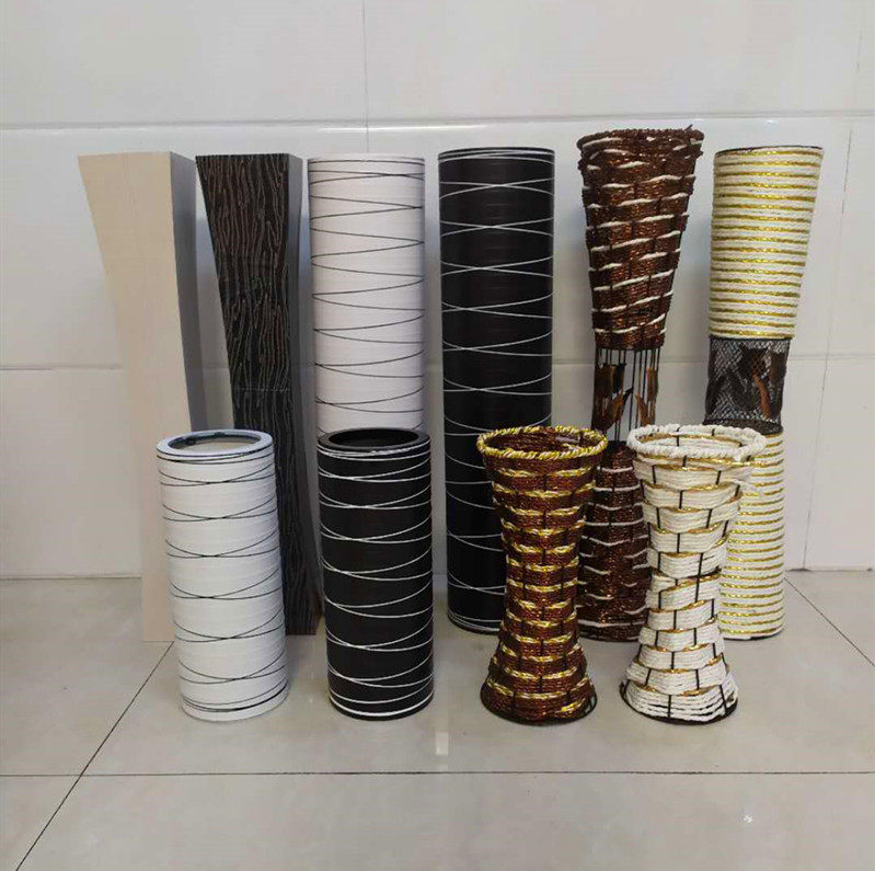 树脂客厅落地摆件工艺品木质花瓶