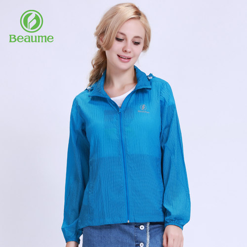 Beaume皮肤衣女薄款夹克长袖上衣