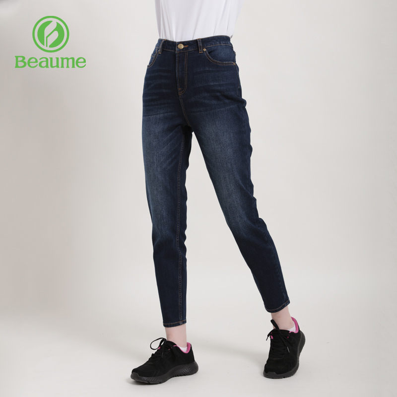 Beaume直筒牛仔裤显瘦百搭长裤