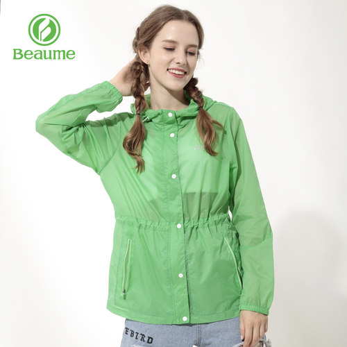 Beaume女轻薄夹克风衣防风防泼