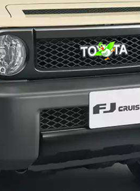07-19年FJ酷路泽中网 FJ Cruiser 改装中网黑色款前脸格栅配件