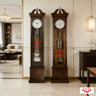 利时达客厅落地钟家用现代简约机械座钟轻奢欧式新中式整点报时