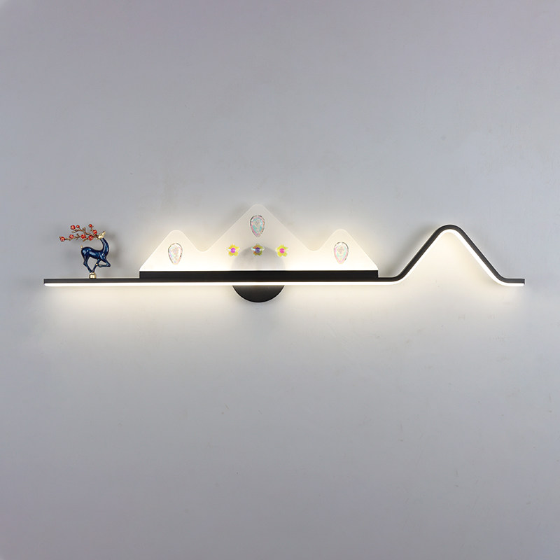 极简长条客厅沙发背景墙壁灯创意卧室床头灯餐厅墙灯走廊横款壁灯,家装灯饰光源,壁灯,淘宝优惠券,粉丝福利购,淘宝优惠卷