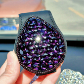 镶钻车载眼镜夹汽车遮阳板收纳神器多功能创意太阳镜卡片票据夹子