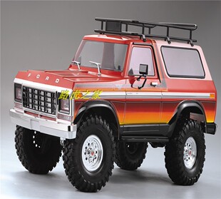 1/10 SCX10 TRX4攀爬仿真福特复古硬车壳313轴距推广配行李架