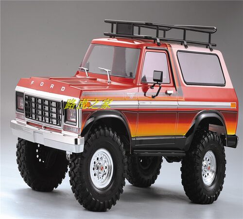 1/10 SCX10 TRX4攀爬仿真福特复古硬车壳313轴距推广配行李架