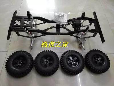 1:10 路虎 D90 全金属车架 可配D90 牧马人车壳 可配H2 H3 YOTA桥