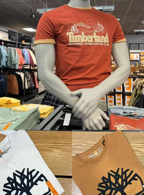 YANYAN美国代购Timberland/添柏岚 经典男士印花logo短袖舒适T恤