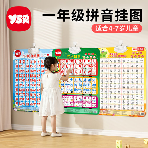 小学一年级汉语拼音辅助学习挂图