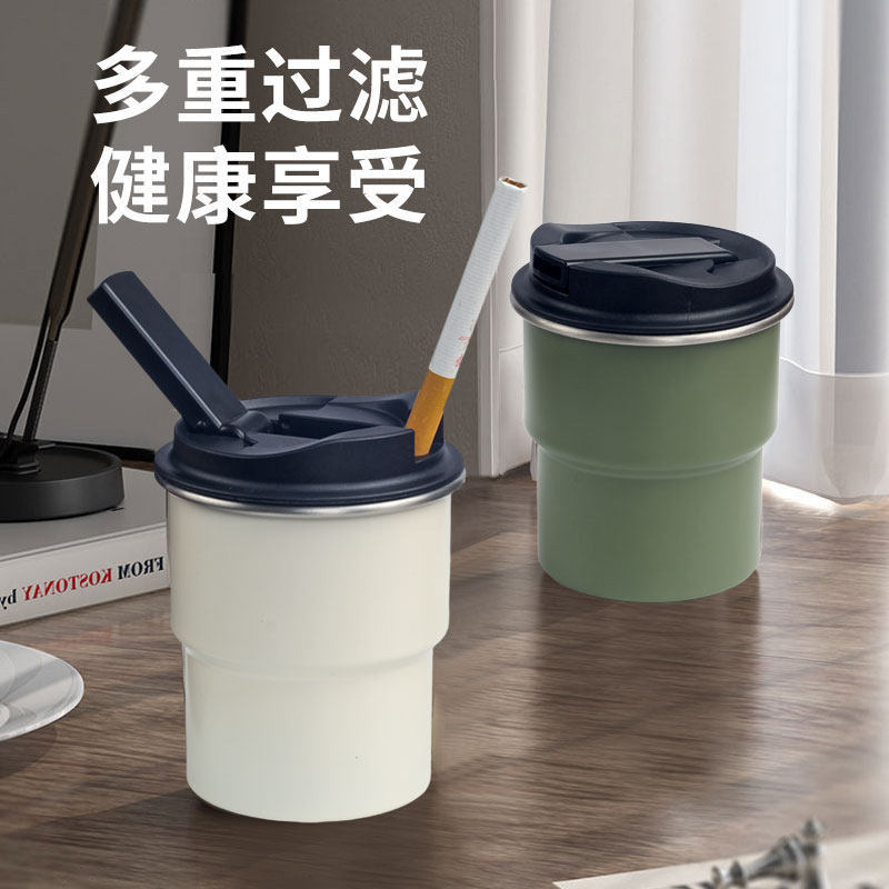 多功能便携粗中细四用过滤水烟壶