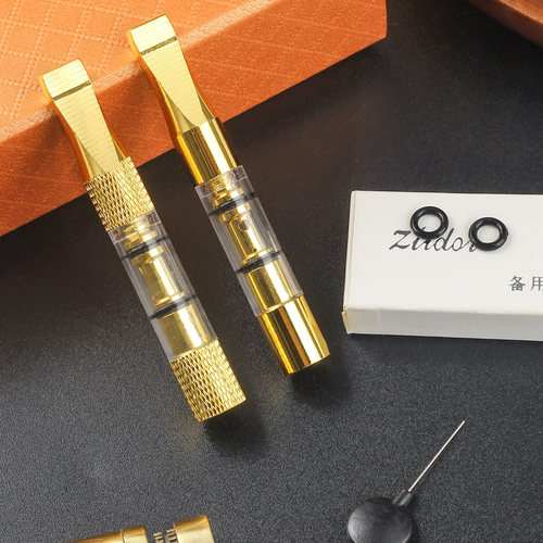 黄铜烟嘴粗中细三用循环型过滤器