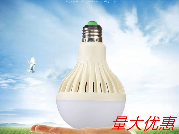 暖黄白光螺纹12w节能照明led灯泡