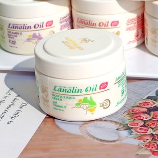 原装正品澳洲绵羊油面霜gm澳芝曼ve晚霜全身补水保湿身体乳护手霜