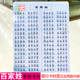 百家姓注音版 一年级百家姓背诵阅读卡片三字经千字文弟子规百孝篇