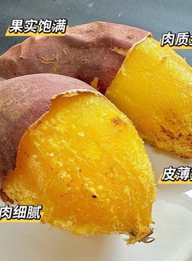 金香黄金榴莲蜜薯地瓜红薯丝滑香甜番薯网红榴莲蜜薯云南农家自种