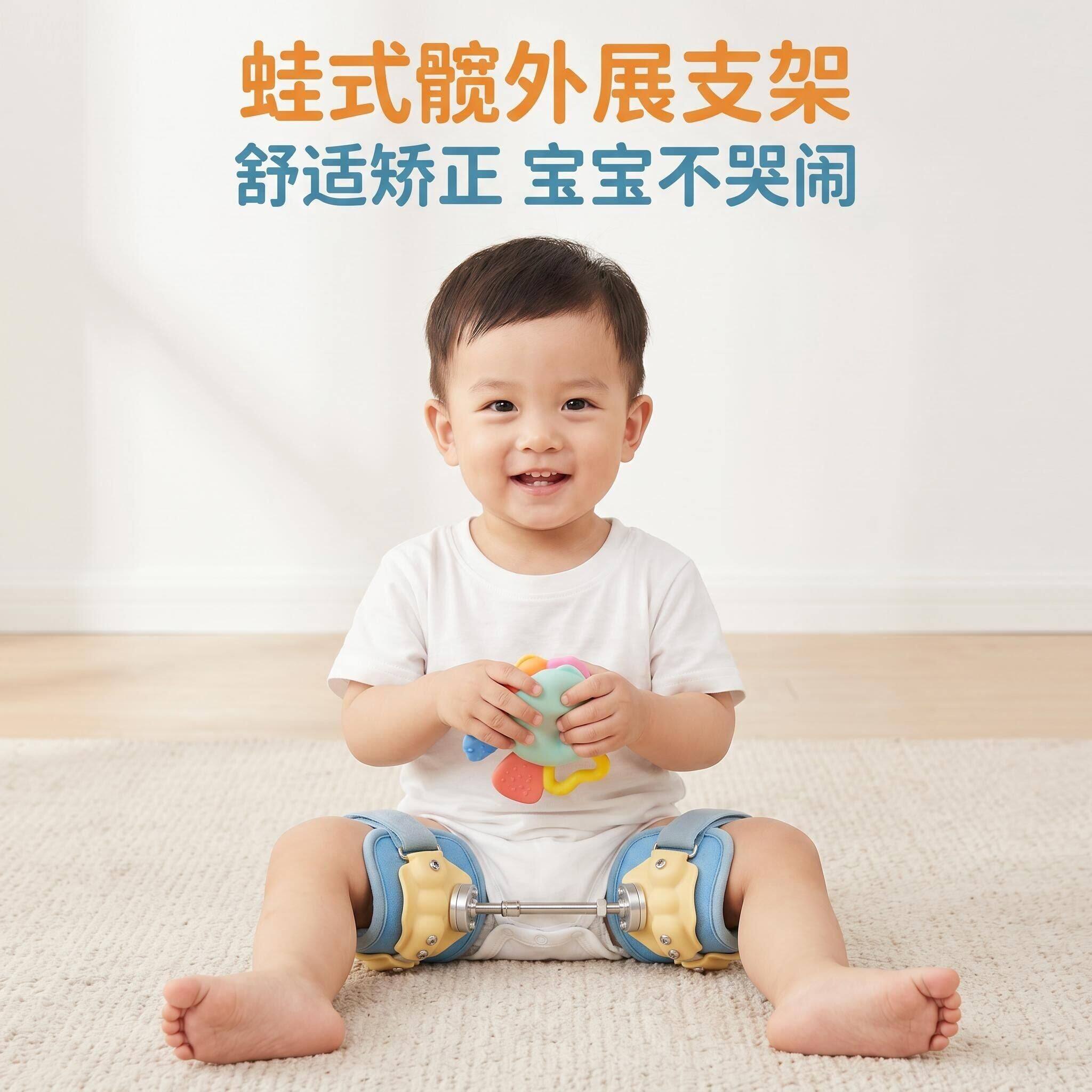 儿童蛙式支架髋外展固定架髋关节固定支具杠杆髋矫形器