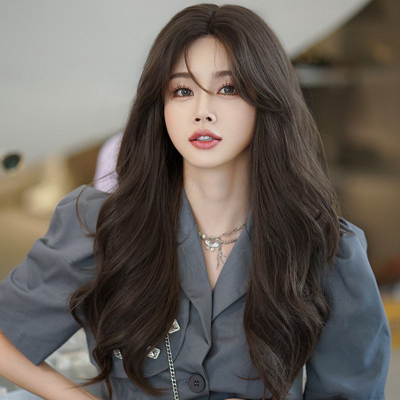 假发全头套女长发卷发气质大波浪前蕾丝自然蓬松仿真发整顶假发套