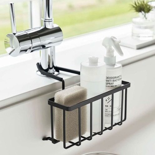 厂家现货省空间多功能水槽水龙头置物厨房沥水海绵清洁用品收纳架