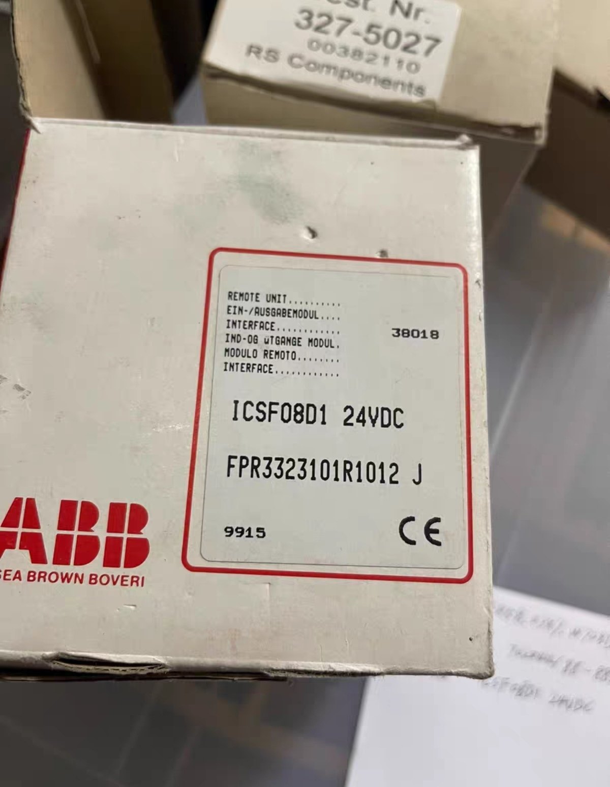 ABB CS 31 ICSF08D1 FPR3323101R1012-J 24 VDC高速计数器