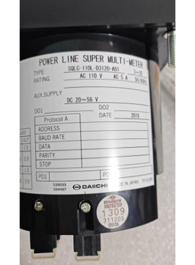 DAIICHI SQLC-110L-D3120-A01 多功能电量表