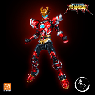 壹理创玩 奥飞联名款UBF 超兽武装 火麟飞 幻麟闪驰套装 魔匠模型