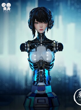 异画开天 PPDF 灵笼 高智能生物 ASH 半身像1/4手办摆件 魔匠模型