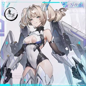 将魂姬X解限机 联名款UBP-RO2T 矛隼 1:10 拼装机娘手办 魔匠模型