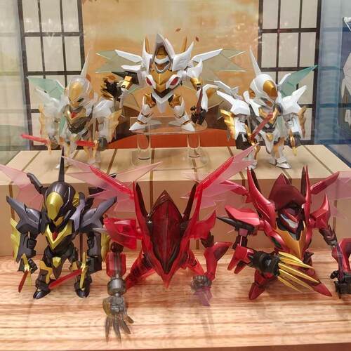 正品万代QMSV MINI CCode Geass 反叛的鲁路修R2高达系列盲盒摆件