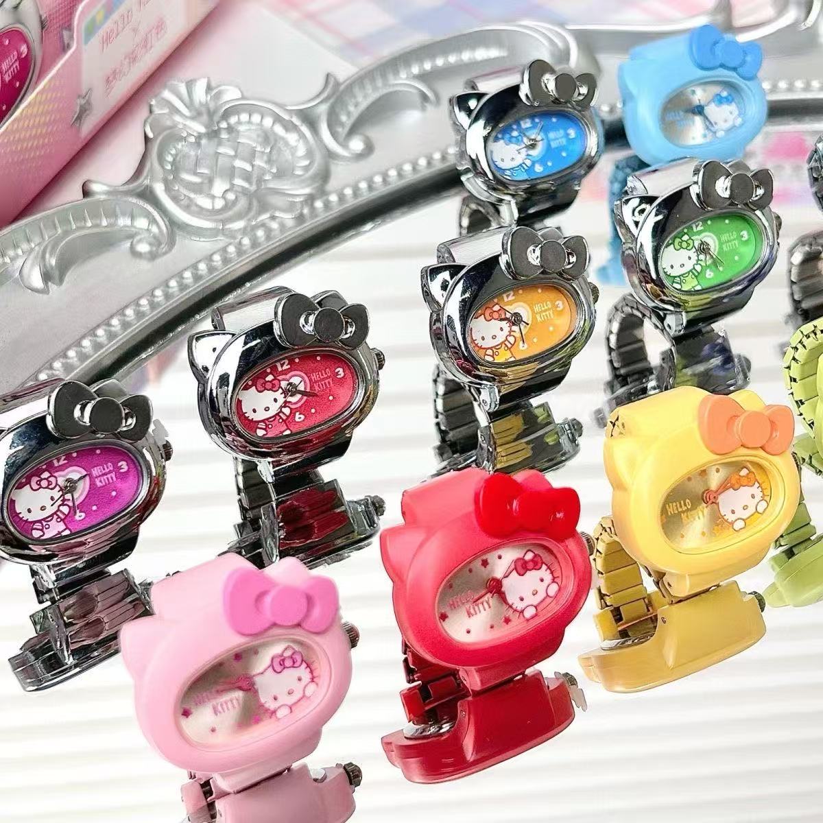 正版Hello Kitty凯蒂猫彩虹梦游记系列盲盒戒指手表周边可爱礼物图片