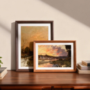 实木4k相框空框a4画框装 裱16寸挂墙20证书展示框a3拼图摆台12定制