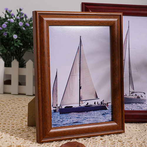 复古相框摆台实木现代空框照片