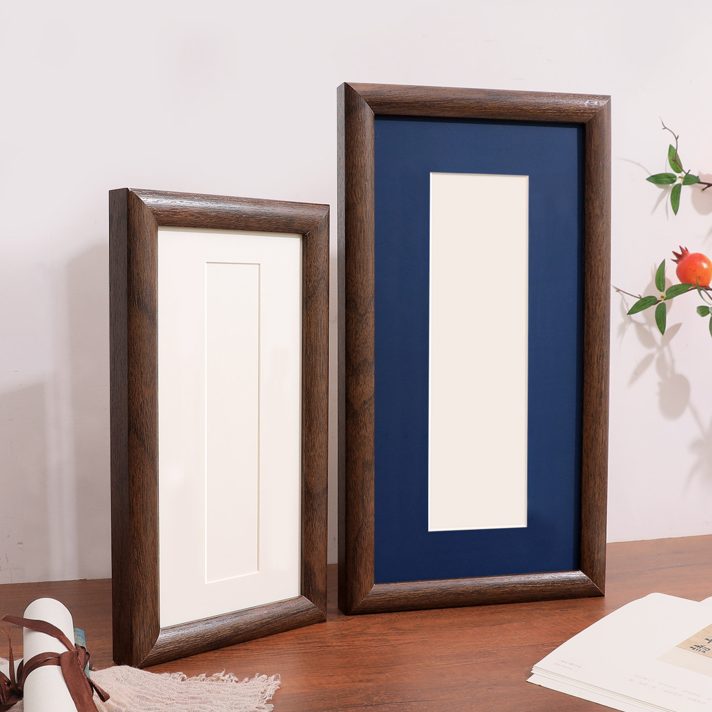 实木长方形画框装裱裱框书法长条空白字画框架相框空框定制7寸,家居饰品,相框/画框,淘宝优惠券,粉丝福利购,淘宝优惠卷