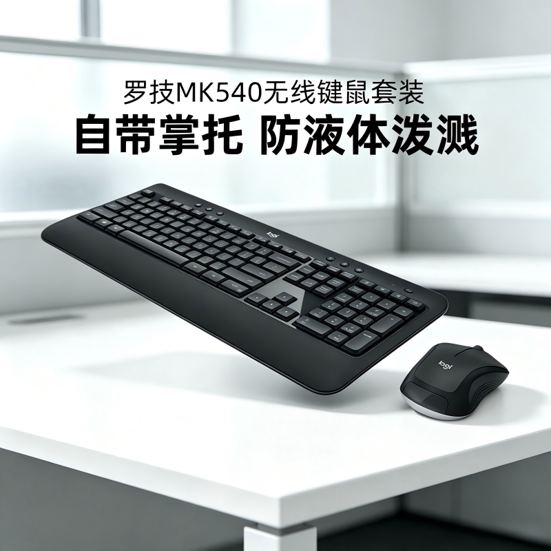 罗技MK540无线键鼠套装电脑笔记本USB办公商用家用2件套键盘鼠标