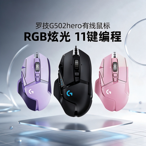 罗技G502Hero主宰者电竞游戏鼠标